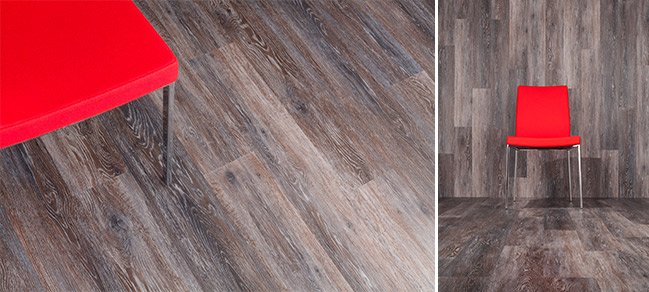 Contemporary and seasoned wood design | Luxury Vinyl Flooring | Vertu Collection: Starry Oak